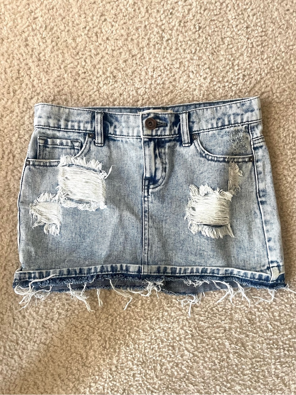 Bullhead Blue Mini Skirt Casual size 25